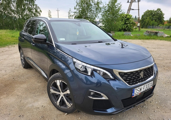 Peugeot 5008 cena 84999 przebieg: 105000, rok produkcji 2018 z Świdnica małe 154